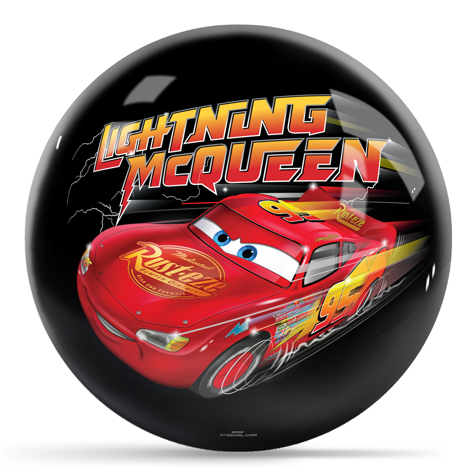 lightning mcqueen bowling ball